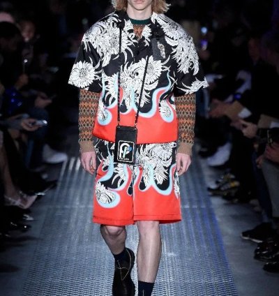 Prada Fw18 Runway Brixxen Chelsea Boots Pink Black 40 5