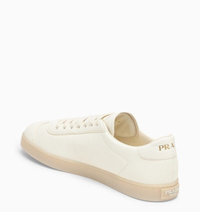 Prada Ivory Leather Trainer