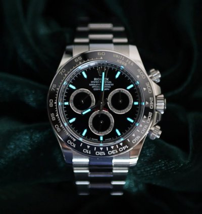 Rolex Daytona Full Set Mint 2024 Daytona 40mm Stainless Steel Black Dial 126500ln