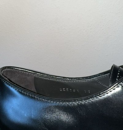 Prada Lace Up Derby Shoes Black Size 11