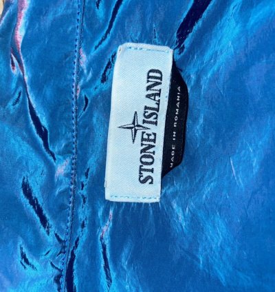 Stone Island Nylon Metal Overshirt Iridescent Blue