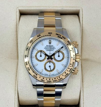 Rolex Daytona New 2025 Rolex Daytona 40mm 126503 Two-tone White Dial
