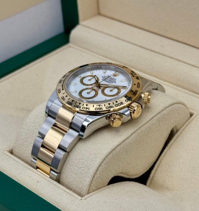 Rolex Daytona New 2025 Rolex Daytona 40mm 126503 Two-tone White Dial