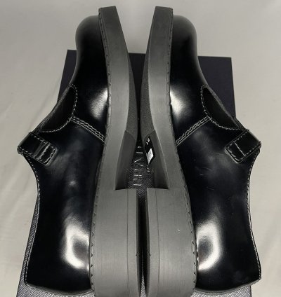 Prada Leather Mary Jane -strap Shoes