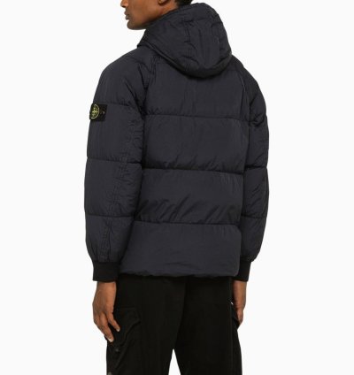 Stone Island Nylon Navy Down Jacket