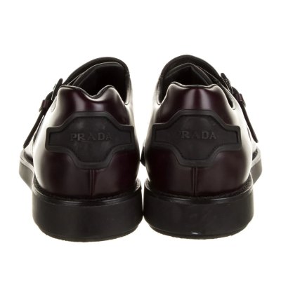 Prada Leather Monk Strap