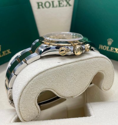 Rolex Daytona New Daytona 116503 Champagne Index Dial Two Tone Yellow Gold Stainless Steel
