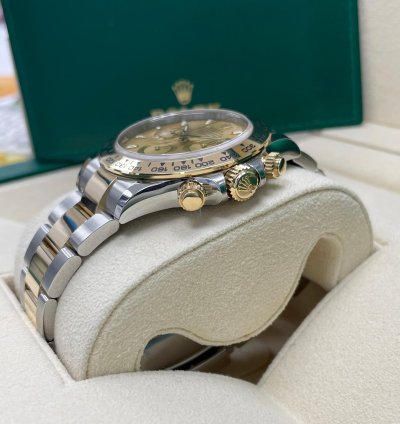 Rolex Daytona New Daytona 116503 Champagne Index Dial Two Tone Yellow Gold Stainless Steel