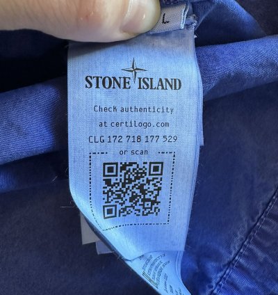 Stone Island Old Effect Over Shirt Blue