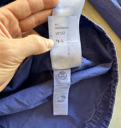 Stone Island Old Effect Over Shirt Blue