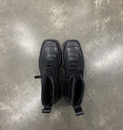 Prada Leather Monolith Boots