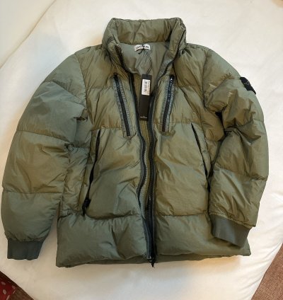 Stone Island Olive Down Jacket