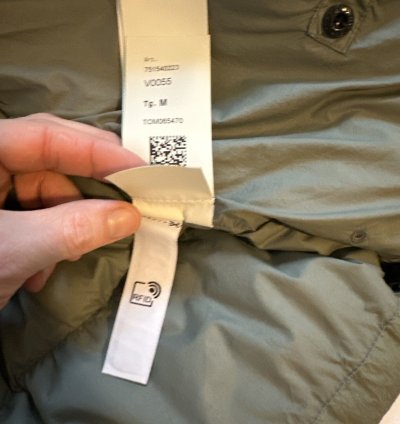 Stone Island Olive Down Jacket
