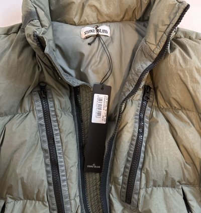 Stone Island Olive Down Jacket