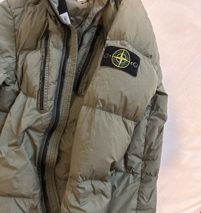 Stone Island Olive Down Jacket