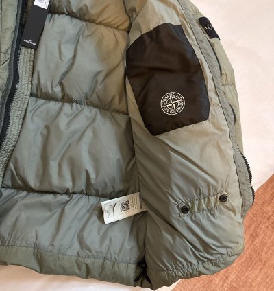Stone Island Olive Down Jacket