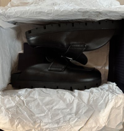 Prada Leather Mule Slippers