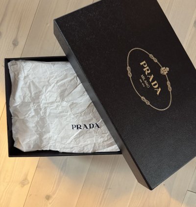 Prada Leather Mule Slippers