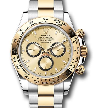 Rolex Daytona New Daytona 126503 Champagne Index Dial Two Tone Yellow Gold Stainless Steel