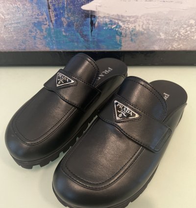 Prada Leather Mules