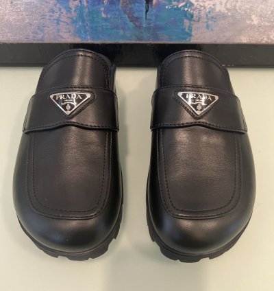 Prada Leather Mules