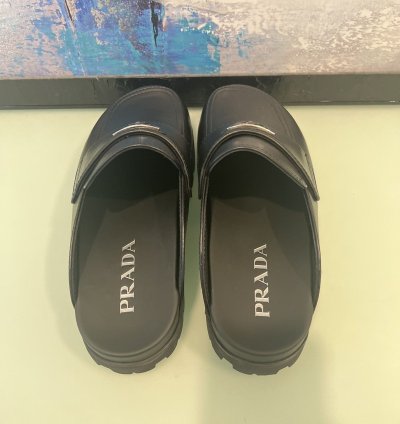 Prada Leather Mules