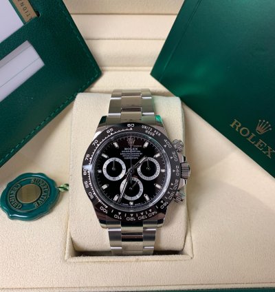 Rolex Daytona New Daytona Ceramic Bezel Black Dial 116500ln 2019 Unworn