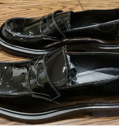 Prada Leather Penny Loafers