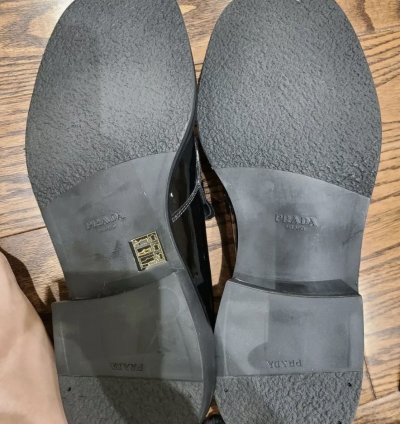 Prada Leather Penny Loafers
