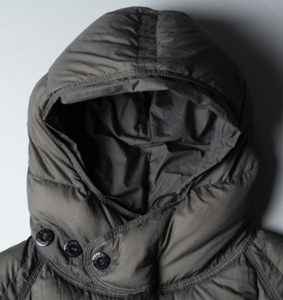 Stone Island Opaque Nylon Tela Goose Down Jacket
