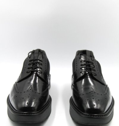 Prada Leather Platform Derby Shoes