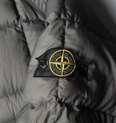 Stone Island Opaque Nylon Tela Goose Down Jacket