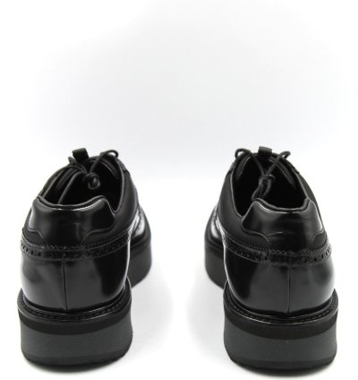 Prada Leather Platform Derby Shoes