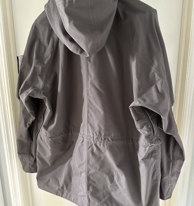 Stone Island Organic Ventile Ghost Piece Anorak Dark Grey