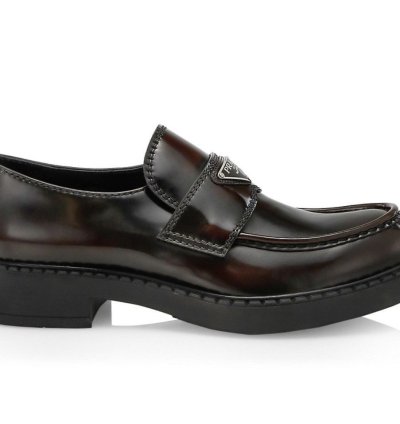 Prada Lifestyle Leather Loafers