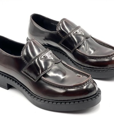 Prada Lifestyle Leather Loafers