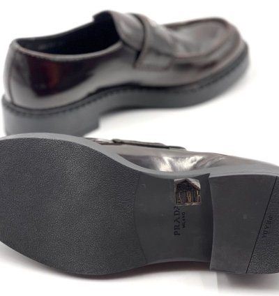 Prada Lifestyle Leather Loafers