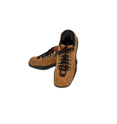 Prada Linea Rossa Orange Suede Walking Boot