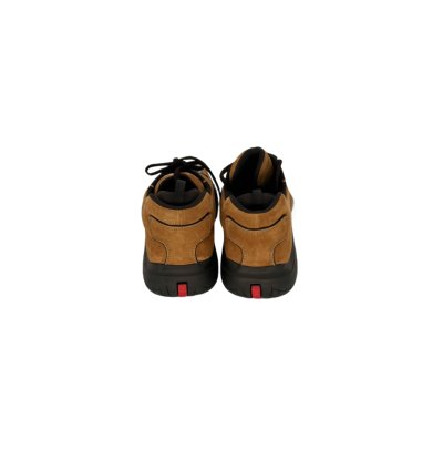 Prada Linea Rossa Orange Suede Walking Boot