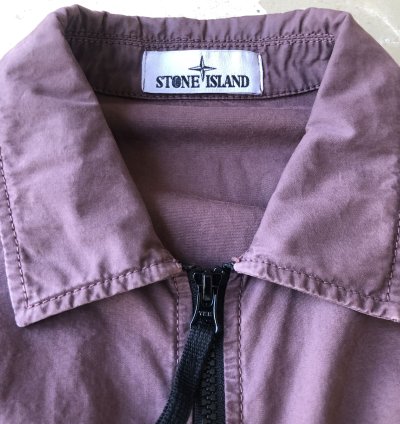 Stone Island Overshirt Brushed Cotton Canvas Jacket Shirt