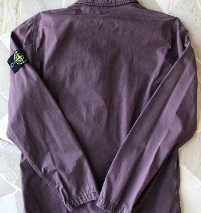Stone Island Overshirt Brushed Cotton Canvas Jacket Shirt