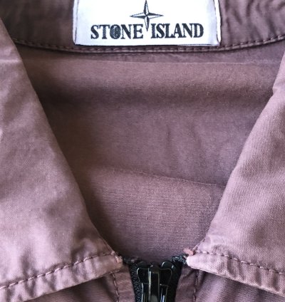 Stone Island Overshirt Brushed Cotton Canvas Jacket Shirt