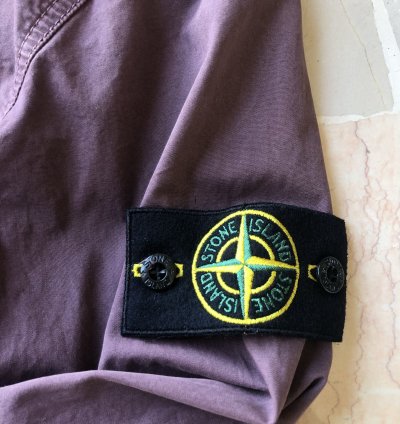 Stone Island Overshirt Brushed Cotton Canvas Jacket Shirt