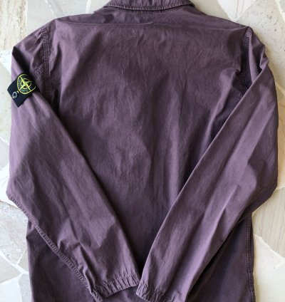 Stone Island Overshirt Brushed Cotton Canvas Jacket Shirt