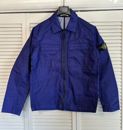 Stone Island Overshirt Hypermarine Blue 76150323 Medium