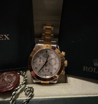 Rolex Daytona Quadrante In Madreperla Mai Indossato