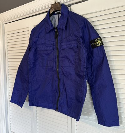 Stone Island Overshirt Hypermarine Blue 76150323 Medium