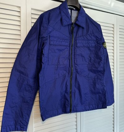 Stone Island Overshirt Hypermarine Blue 76150323 Medium