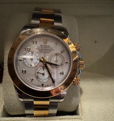 Rolex Daytona Quadrante In Madreperla Mai Indossato