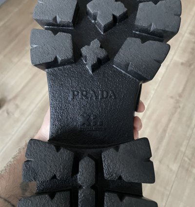 Prada Loafers Monolith Brushed Leather